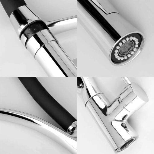 Vòi rửa 2 đường nước cao cấp Roslerer RL-909 Black