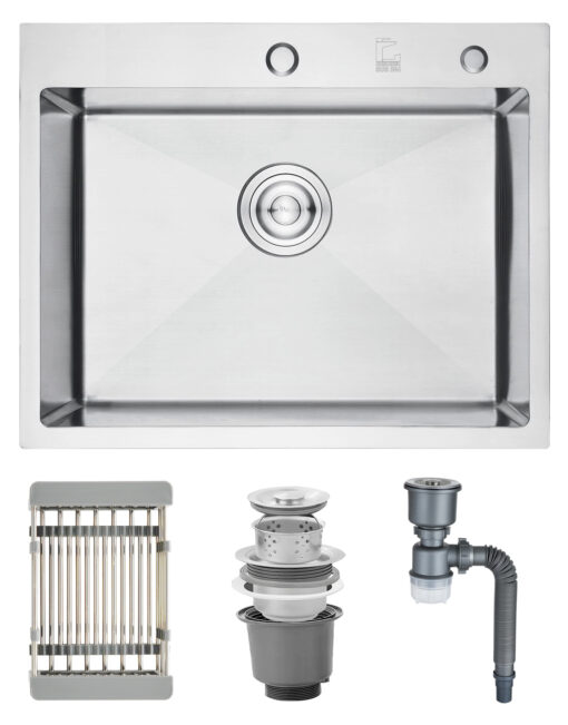 Chậu rửa inox 1 hố Roslerer 60cm RL01-6045
