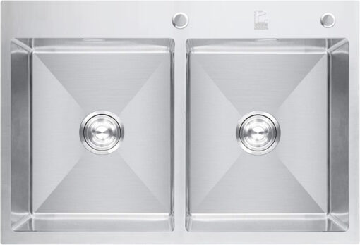 Chậu rửa 2 hố Roslerer 72cm RL04-7245 Nano Cân