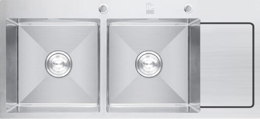 Chậu rửa 2 hố Roslerer 100cm RL04-10045 có bàn chờ