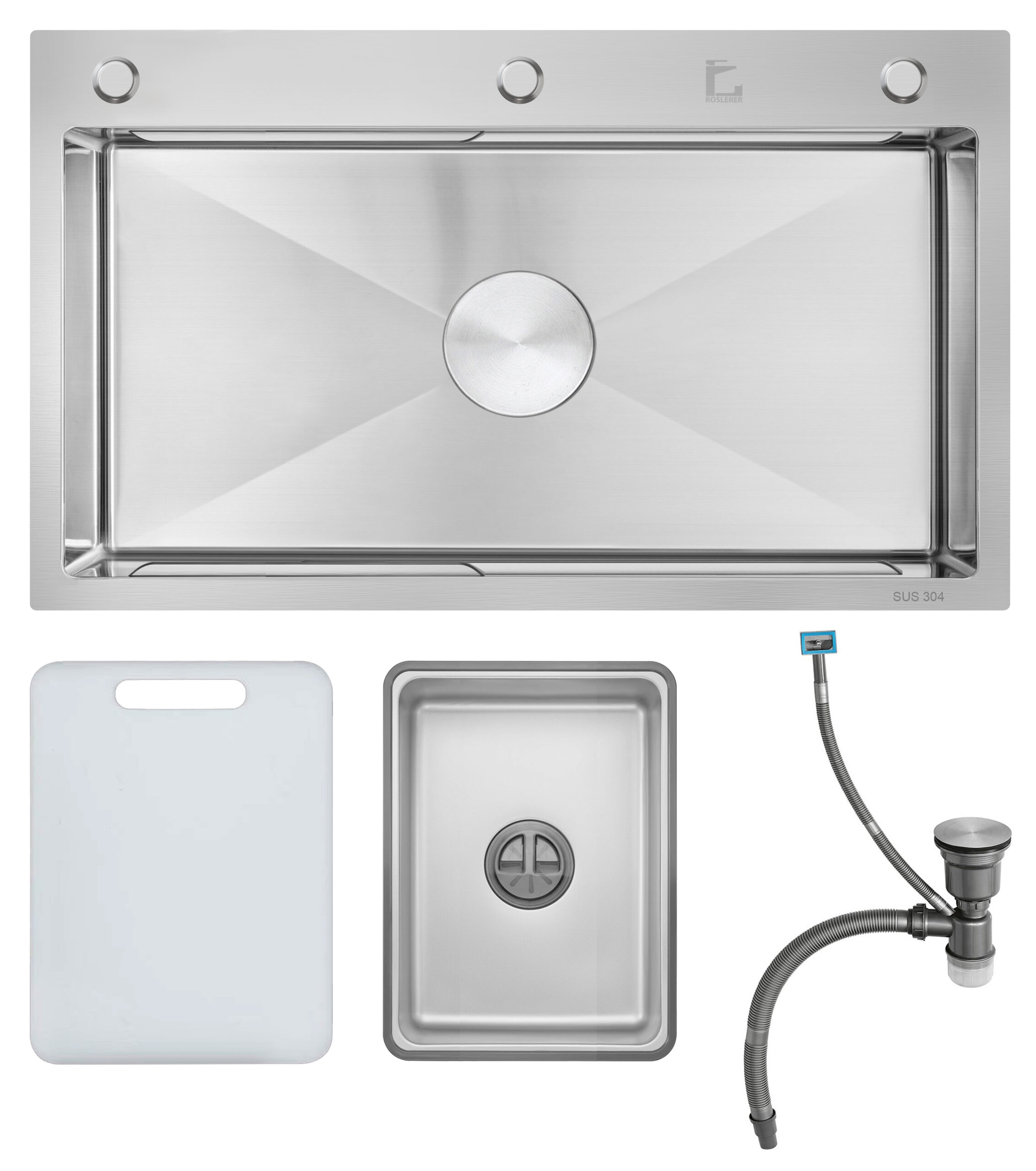 Chậu rửa 1 hố Roslerer 75cm RL04-7545 New