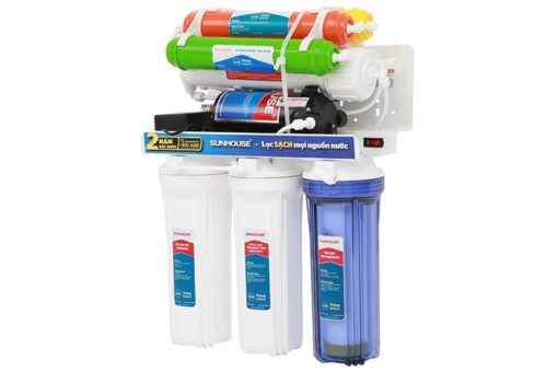 Máy lọc nước R.O không vỏ Sunhouse 8 lõi SHA8878KV