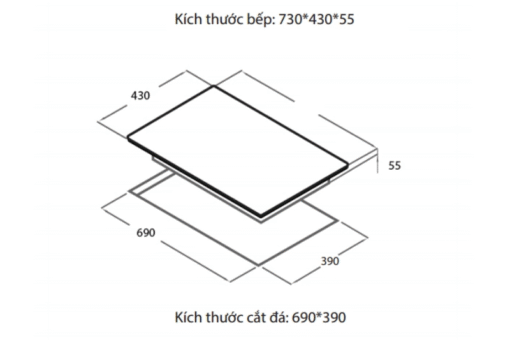 Bếp từ 2 vùng nấu Spelier STL-C200