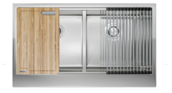 Chậu rửa Konox 2 hố Workstation Sink Apron 87cm KN8751DA Retta