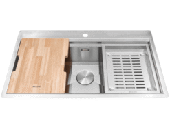 Chậu rửa 1 hố Inox 86cm Malloca Slide MS 861