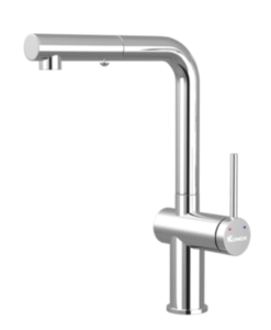 Vòi rửa Konox dây rút Stream Chrome nóng lạnh