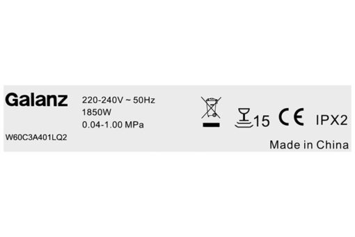 Máy rửa bát độc lập Galanz 15 bộ W60C3A401LQ2