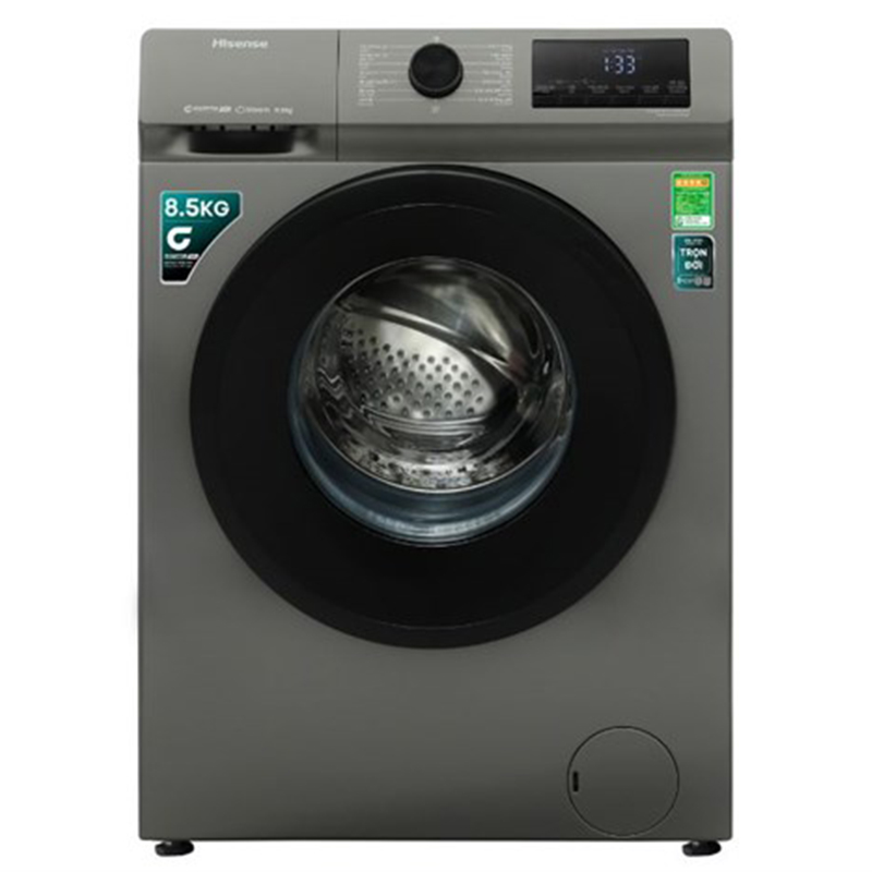 Máy giặt cửa trước Hisense lồng ngang Inverter 8.5 kg WFQP8523BT