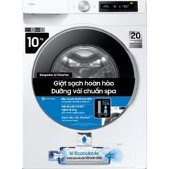 Máy giặt cửa trước Samsung lồng ngang AI EcoBubble Inverter 10 kg WW10DG6U34LESV