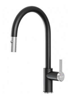 Vòi rửa Konox dây rút Alto Black
