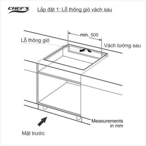 Bếp từ 2 vùng nấu Chef's EH-DIH238
