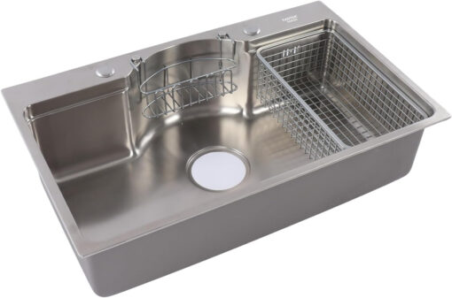 Chậu rửa 1 hố 78cm Faster Inox SU304 FS 7848HMS