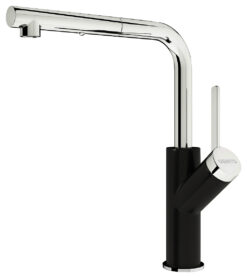 Vòi rửa nóng lạnh dây rút Gento GT-204 New Black