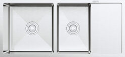 Chậu rửa 2 hố lệch 100cm Gento GT04-10046 inox 304