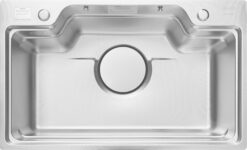 Chậu rửa 1 hố 78cm inox chống xước Gento GT04-7848 Premium