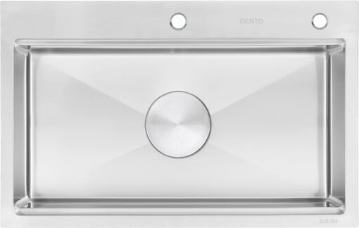 Chậu rửa 1 hố inox 304 Gento 80.2cm GT04-8050