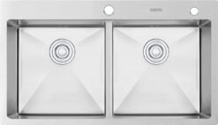 Chậu rửa 2 hố 84cm Gento GT04-8448C inox 304