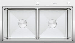 Chậu rửa 2 hố Gento GT04-8850 inox 304