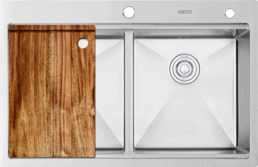 Chậu rửa 2 hố Gento GT04-8850 inox 304