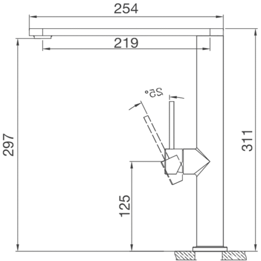 Vòi rửa Inox Malloca K061-SS