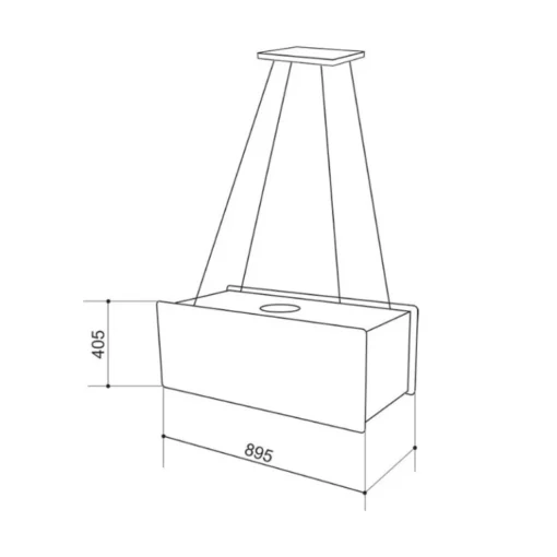 Máy hút mùi Faster TS0190 treo đôc lập 90 cm