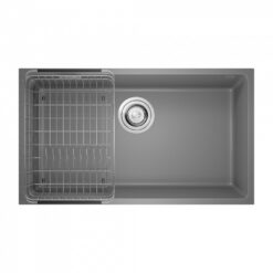 Chậu rửa Konox 76cm Granite Sink Naros 760S Grey