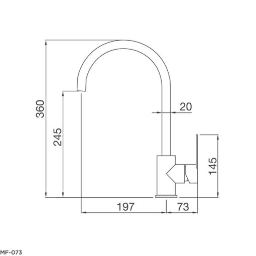 Vòi rửa đồng thau Malloca MF-073