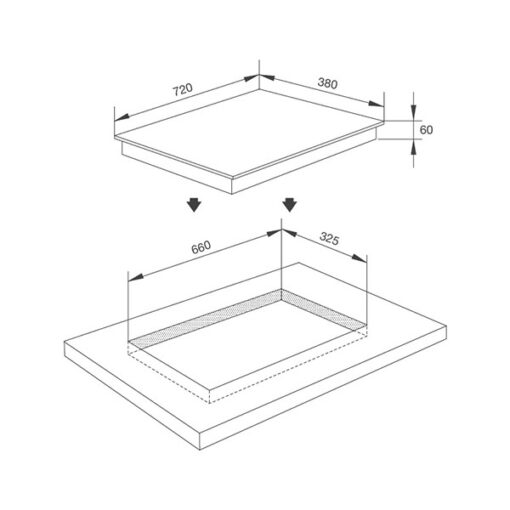Bếp từ 2 vùng nấu Malloca MH-02I D