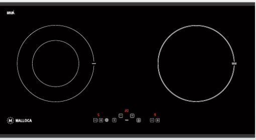 Bếp điện từ 2 vùng nấu Malloca MH-02IR SB