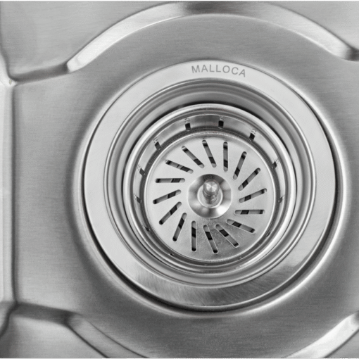 Chậu rửa inox 2 hố lệch 82cm Malloca MS 5082W