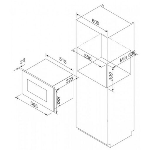 Lò vi sóng Malloca MW-820B