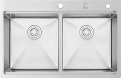 Chậu rửa Roslerer 82,2cm RL04-8245 New Cân inox 301