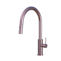Vòi rửa Konox dây rút Venice Bronze nóng lạnh