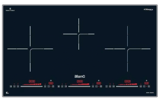 Bếp từ 3 vùng nấu Blanc BA635DC nhập khẩu Thái Lan