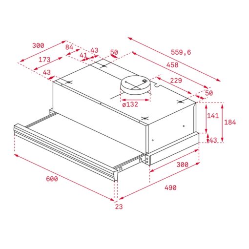 Máy hút mùi Teka CNL 6415 60cm