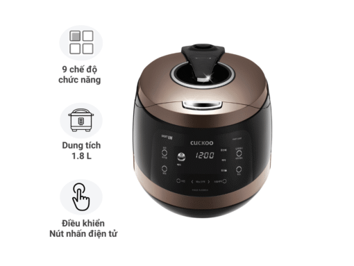 Nồi cơm áp suất điện tử cao tần Cuckoo 1.8 lít CRP-HWF1000F