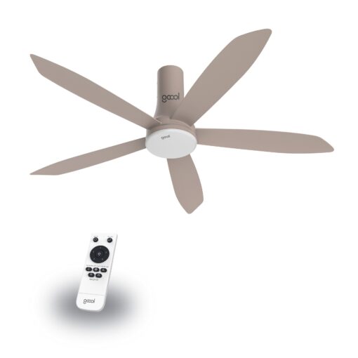 Quạt trần 5 cánh GCool Copter 05 Plus RL nâu