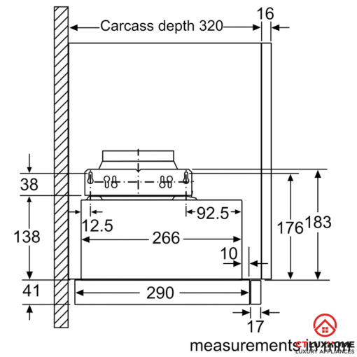 Máy hút mùi âm tủ Bosch 60cm DFL064W53B Serie 4