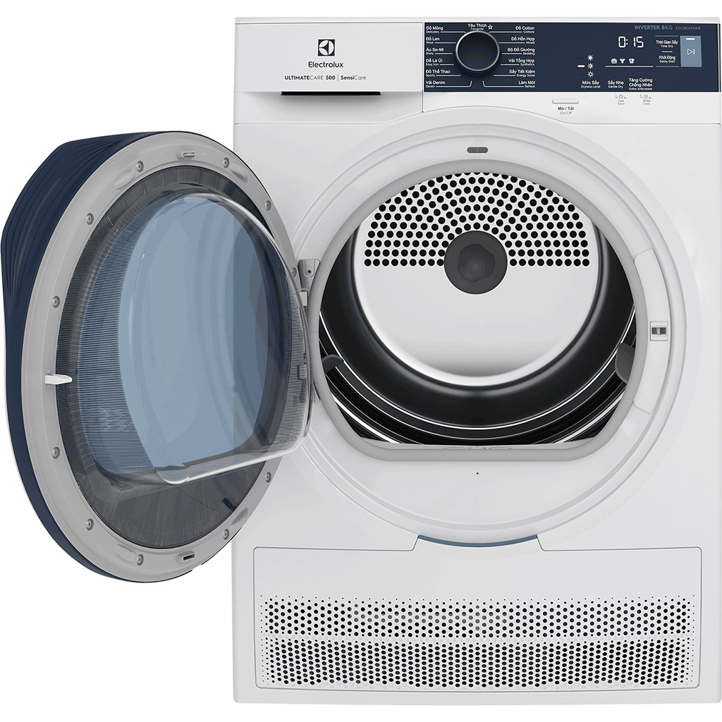 Máy sấy quần áo Electrolux Inverter 8 kg EDC804P5WB