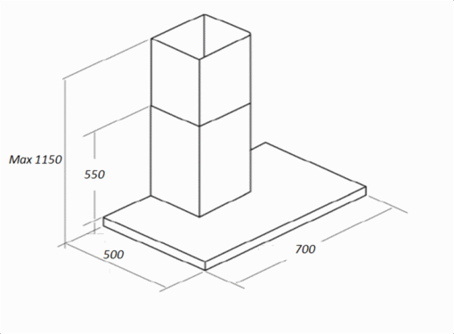 Máy hút mùi Eurosun EH-70AF88 70cm