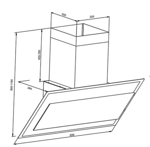Máy hút mùi Eurosun EH-90AF78B 90cm