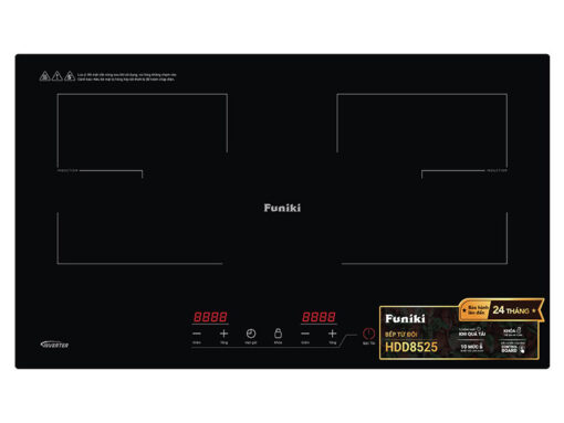 Bếp từ 2 vùng nấu Inverter Funiki HDD8525 3500W