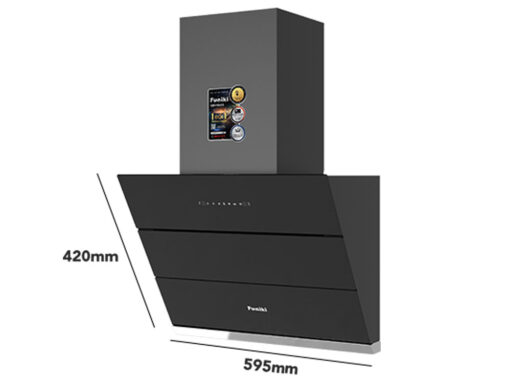 Máy hút mùi kính vát 60cm Funiki HKH9688
