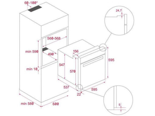 Lò nướng Teka Maestro HLB 8400 71 lít