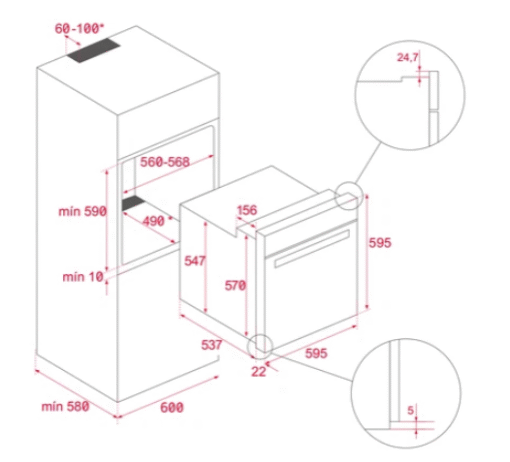 Lò nướng Teka Maestro Pizza HLB 8510 P 70 lít