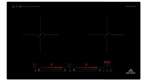 Bếp từ 2 vùng nấu Hòa Phát HPC D21A2 4200W
