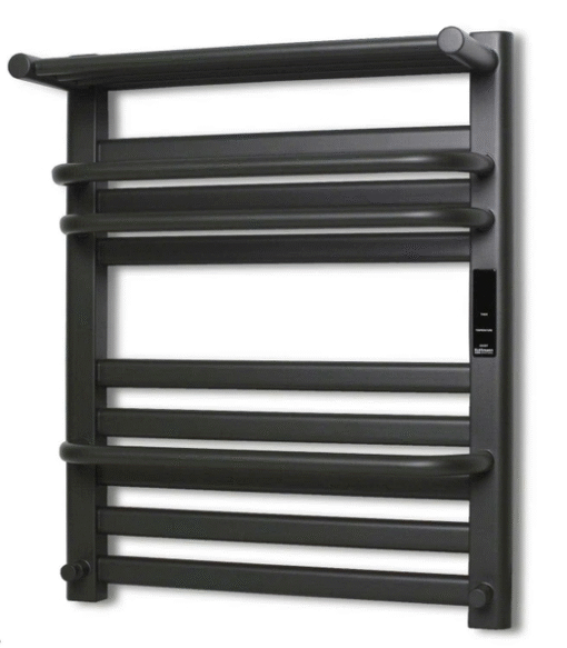 Giá sấy khăn treo tường Inox Kottmann K5 đen cảm ứng max nhiệt 70 độ IPx4 345W