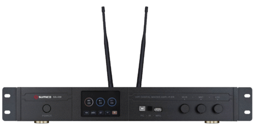 Ampli Sumico KA-400 400W/ch bluetooth 5.0 kèm điều khiển 2 micro