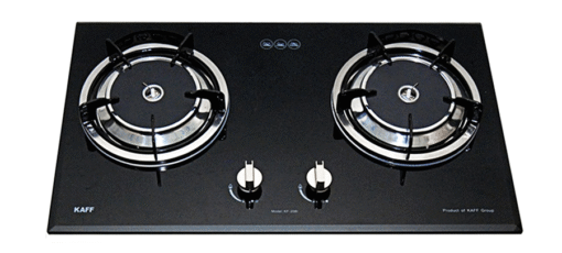 Bếp gas âm hồng ngoại 2 lò nấu Kaff KF-208I