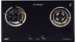 Bếp gas âm inox 304 2 vùng nấu Kaff KF-218